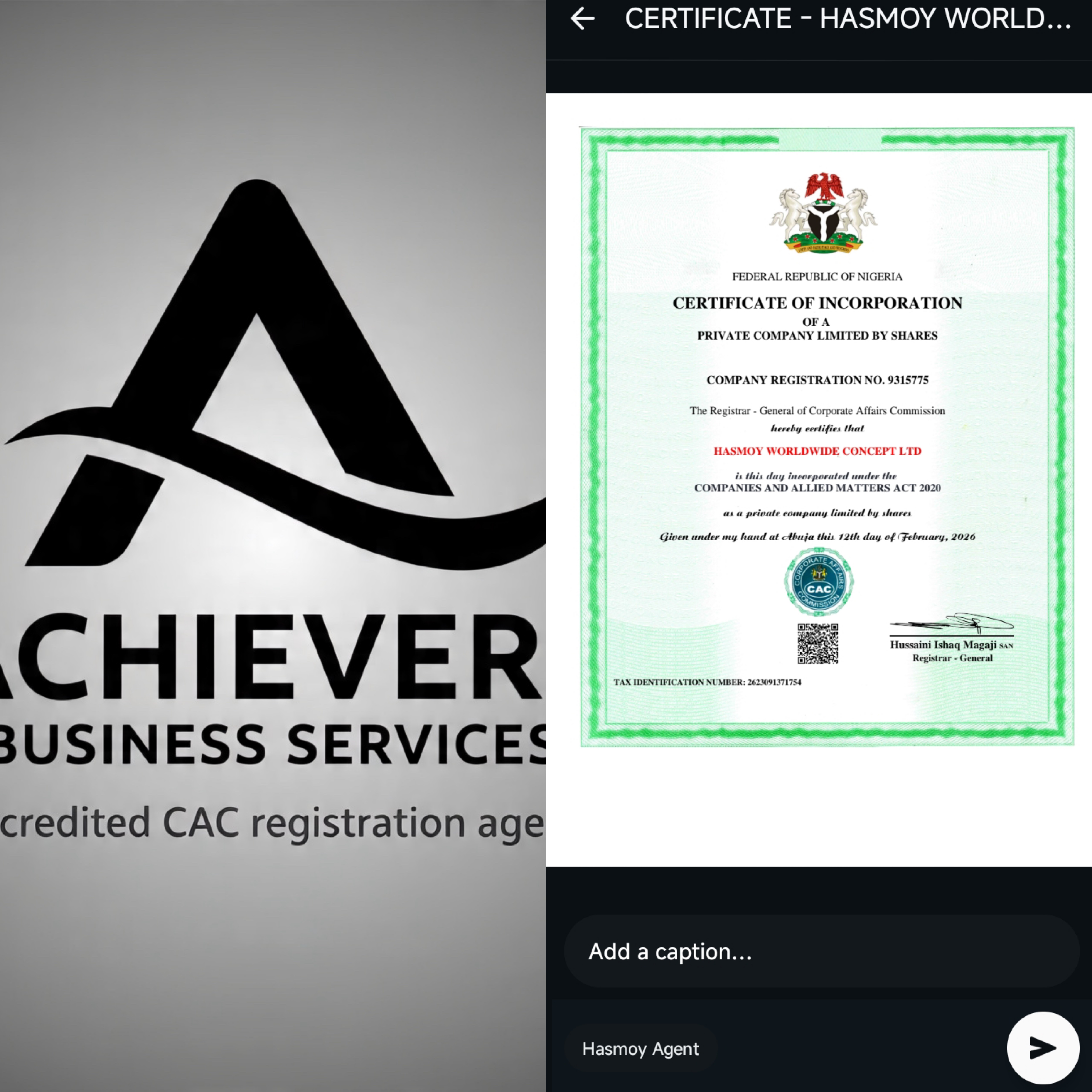 Achievers Business Services